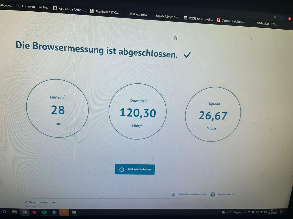 Messung vom 09-07-21 18 uhr
