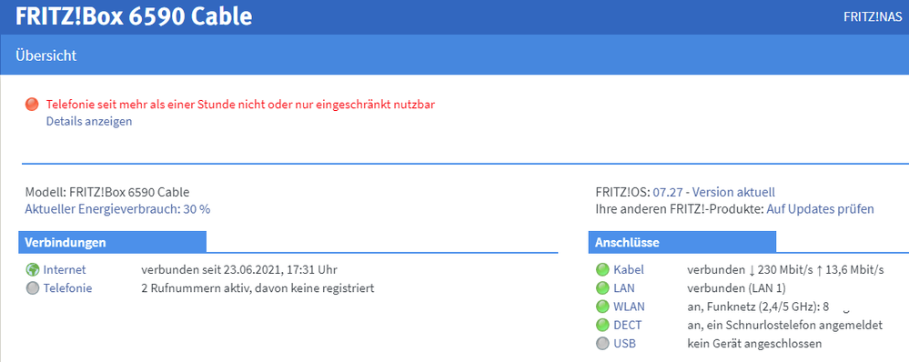 Störung Telefon