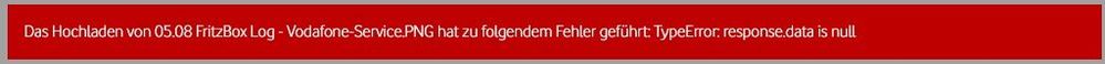 Upload Fehler