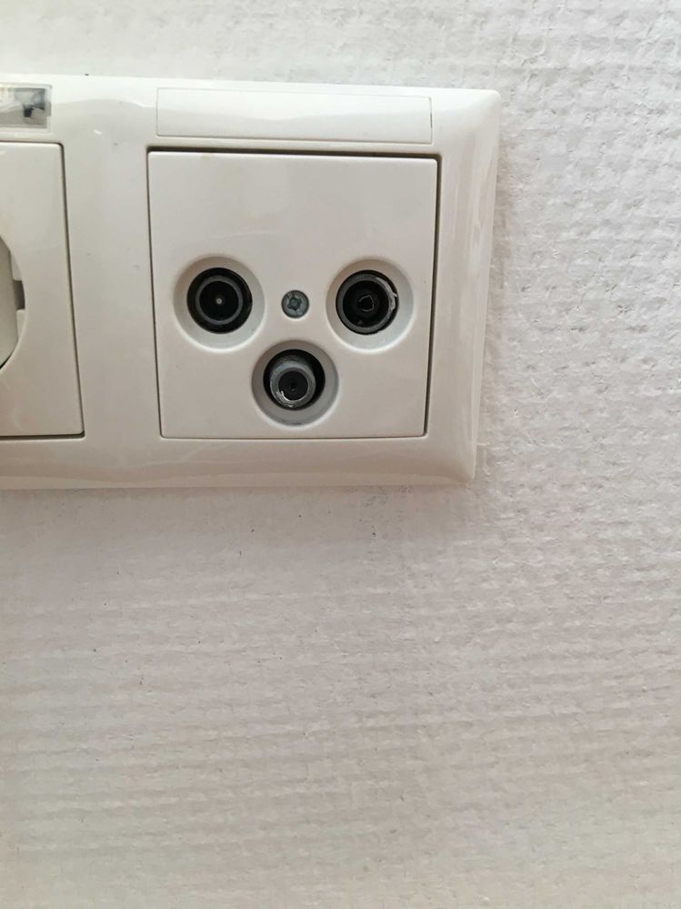 1st socket. I fit the axial cord in the bottom one, which fits