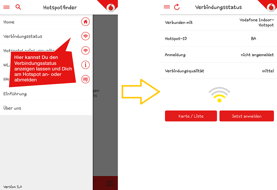 Hotspot ID Hotspotfinder-App