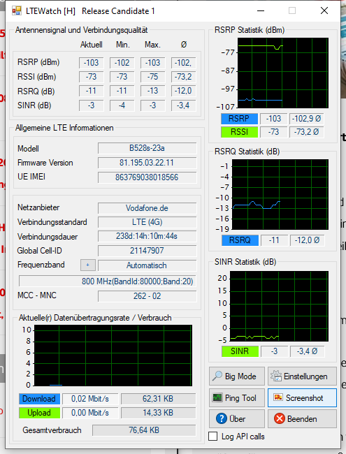 800Mhz  kein internet zb. ausgelastet ?