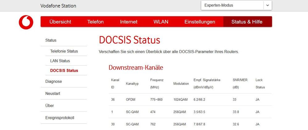 DOCSIS Status VF Station.JPG