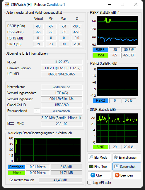 LTEWatch: ca. 0.40Uhr