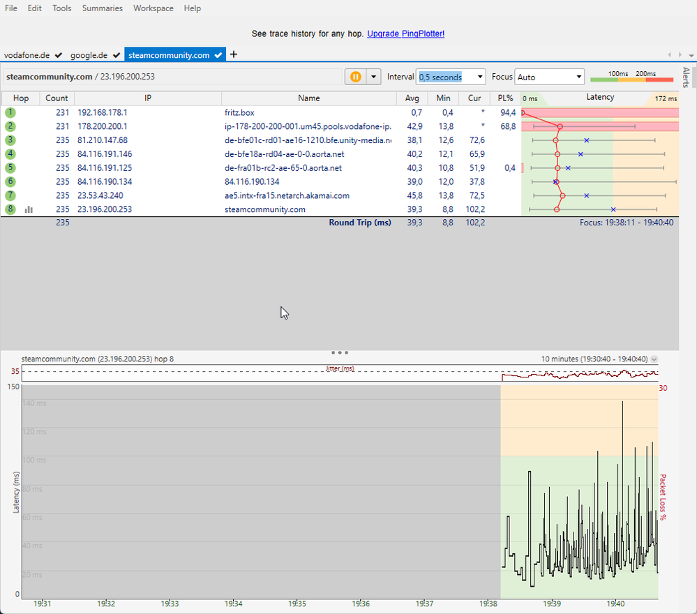 PingPlotter Steam #8