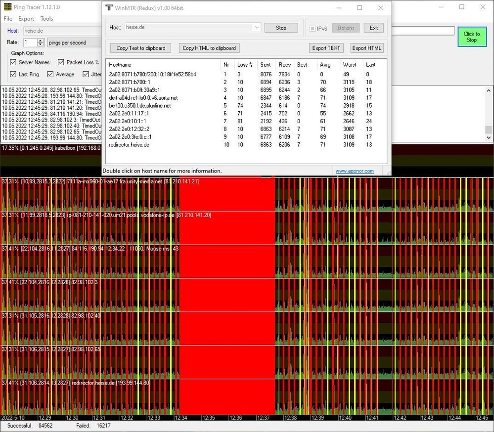 Ping+MTR 10.05.22 12:45 Neustart