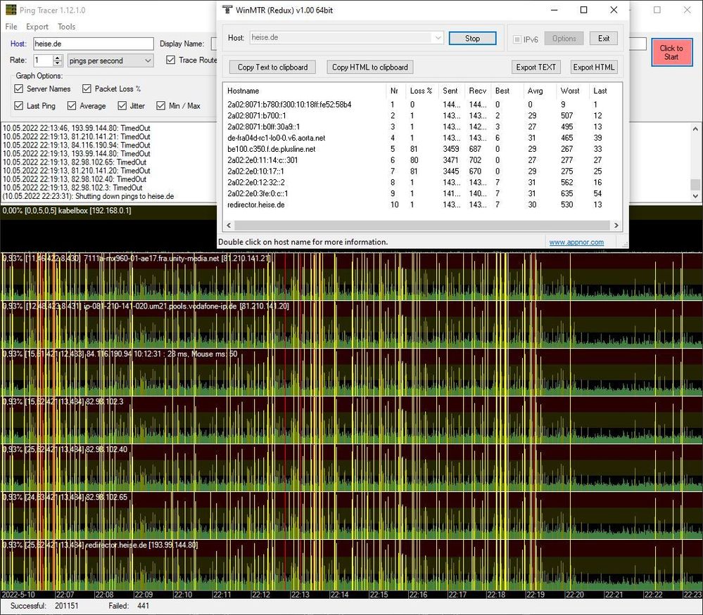 Ping+MTR 10.05.22 22:23 Uhr