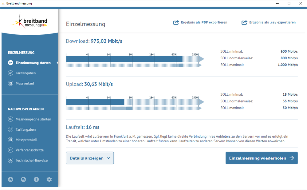 Nachts wo der Ping gut war