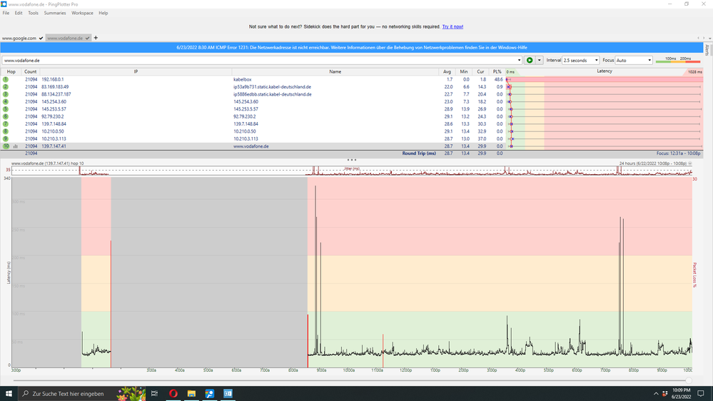 PingPlotter www.vodafone.com 20220623