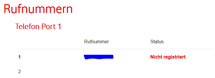 Nicht registriert