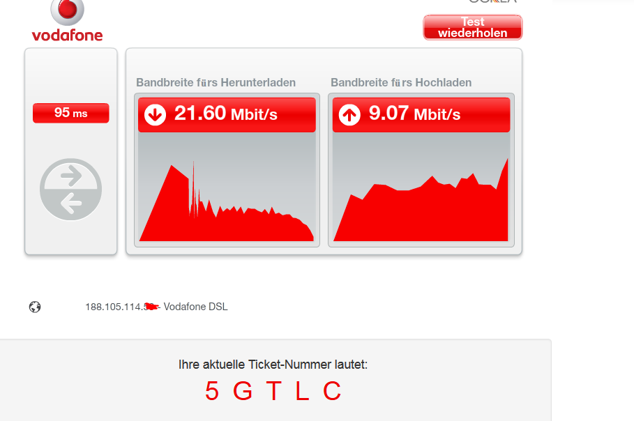 vodafone speedtest