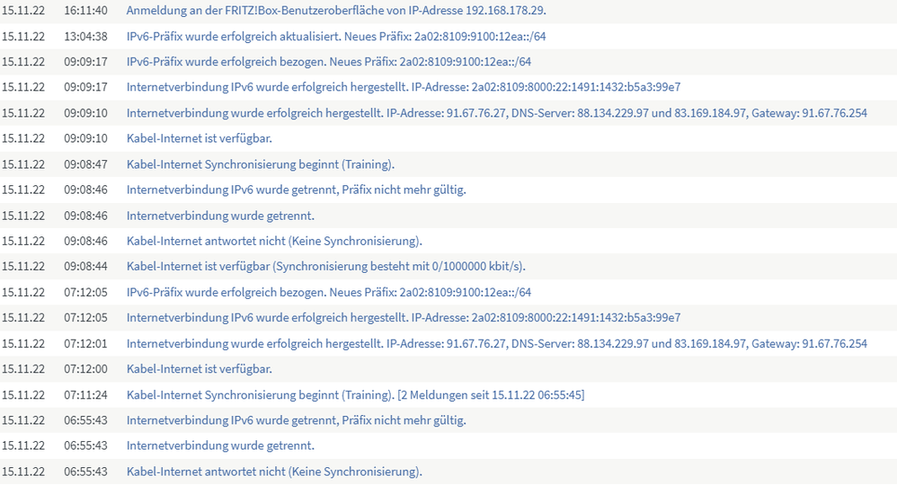 Ereignismonitor des 14.11.22