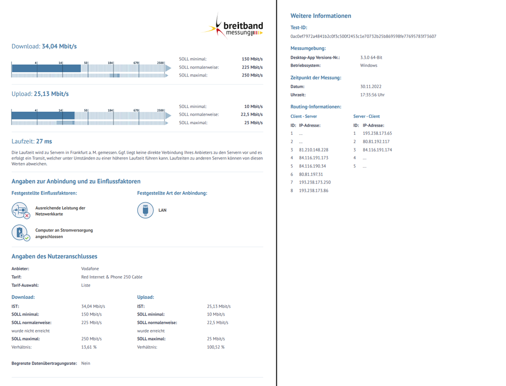 Breitbandmessung 30.11.2022 17:35