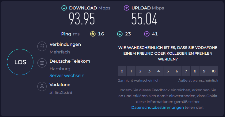 Mit DVB-C