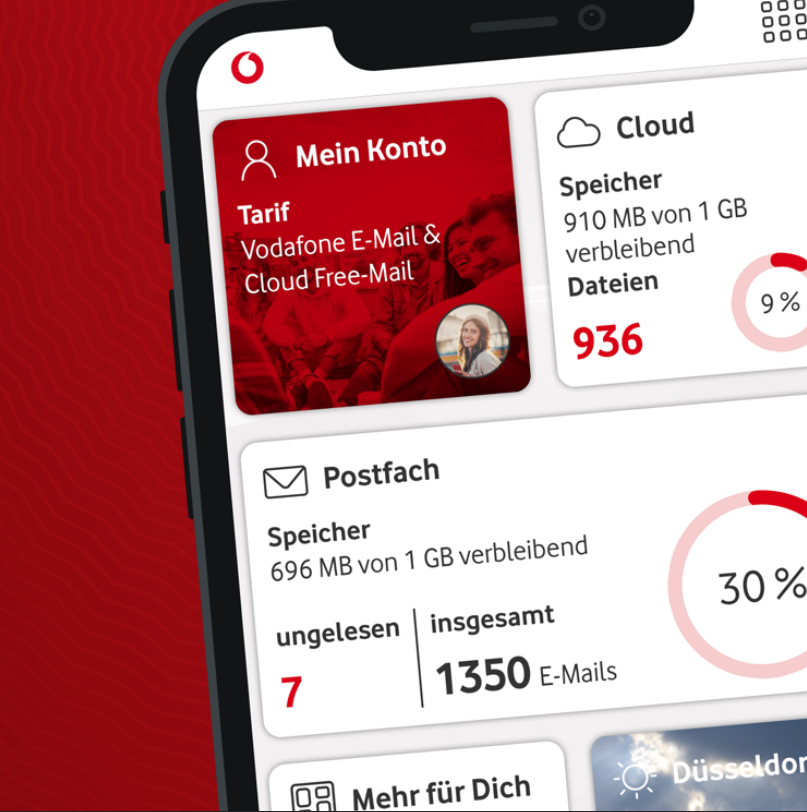 Vodafone E-Mail & Cloud - Fragen & Antworten