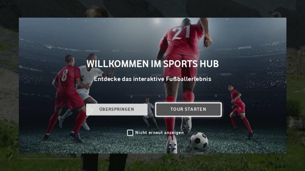 Brandneu - Sports Hub App auf GigaTV Cable Box 2