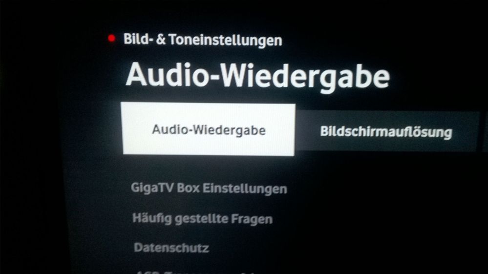 Audio Wiedergabe