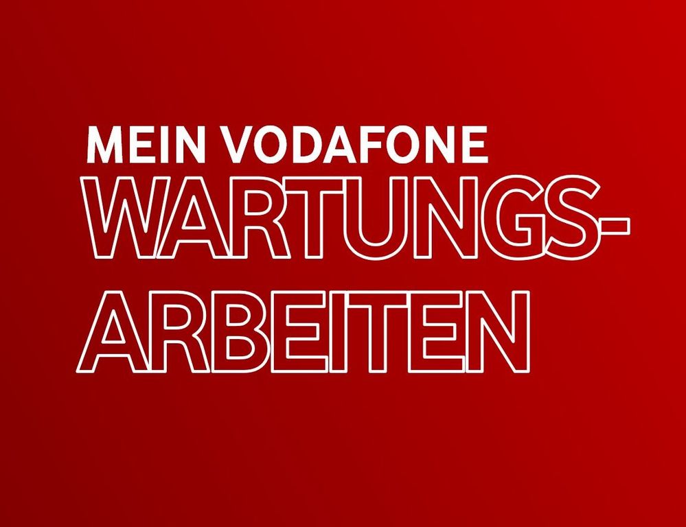 MeinVodafone Wartungsarbeiten: Hier gibt's Infos