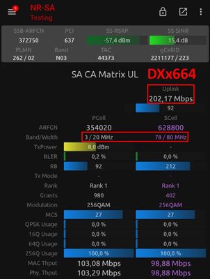 DXx664 - NR1800 + NR3500 UL-CA