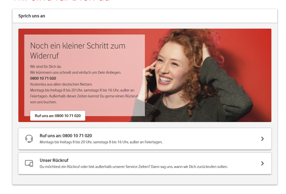 Wie erwähnt.... kein schriftlicher Widerruf
