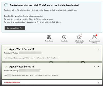 Mein Vodafone - 90er
