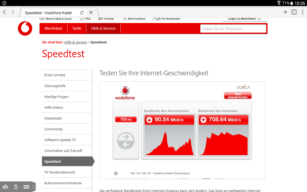Vodafone Speed Test Zeigt Falsche Werte – VFNSBQ