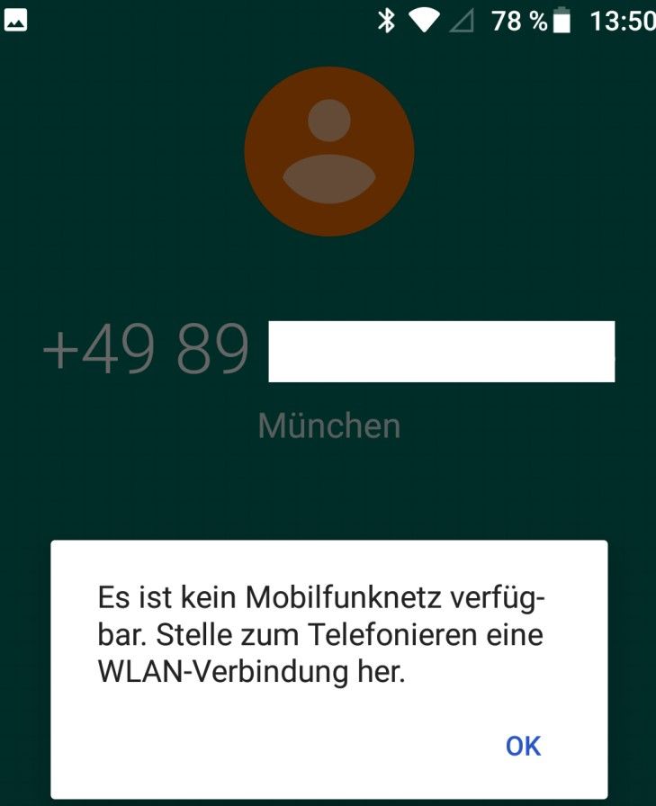 Ich BIN im WLAN. Sieht man oben am Symbol.