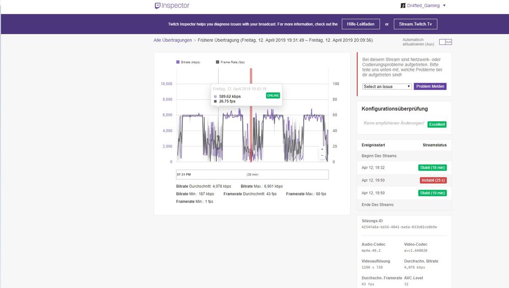 Schlechter Stream 12.4