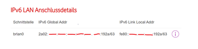 IPV6 LAN Informatinen