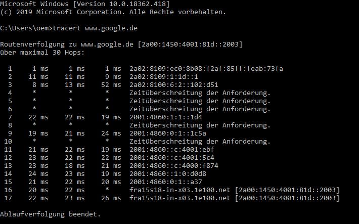 Tracert zu google.JPG Tracert zu Google 3.11.