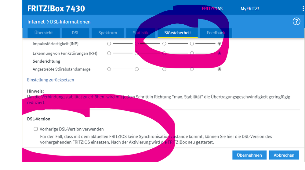 Diese Option gibt's bei deiner Fritzbox nicht?