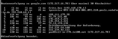 traceroute