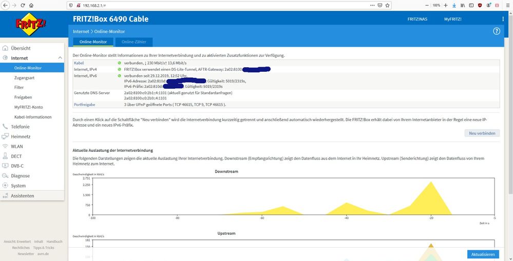 Online-Monitor 6490 Cable