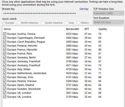 alles über 80% wäre OK laut Twitch