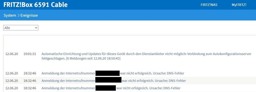 Ereignisspeicher Telefonie