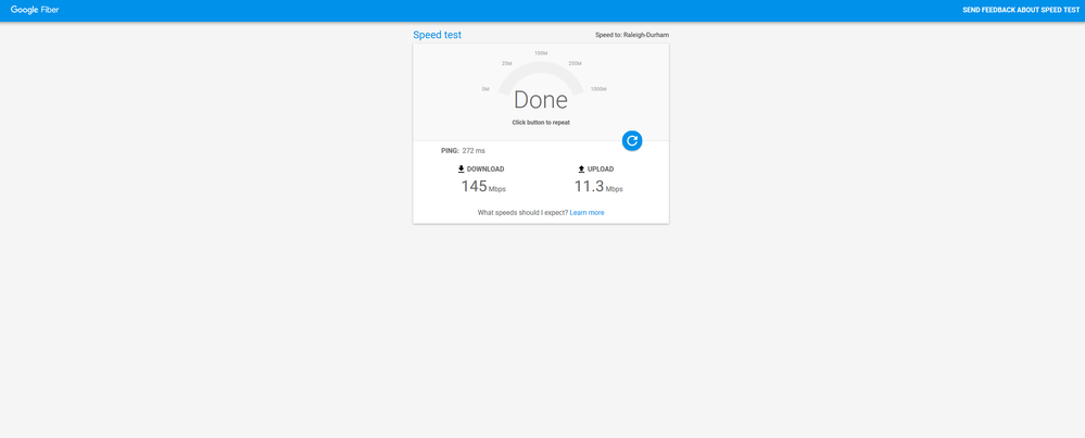 Google Fiber Test 2