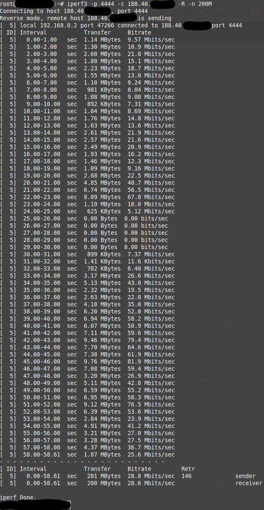 Iperf Download 200M