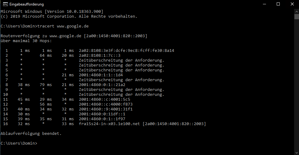 Tracert