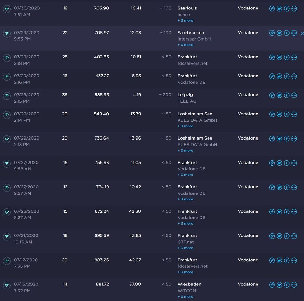 Speedtest einzelergebnisse 15.07. bis 30.07. 2020.JPG