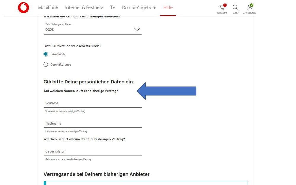 Gelöst: Rufnummernmitnahme Zu Vodafone Unterschiedliche Ve ...