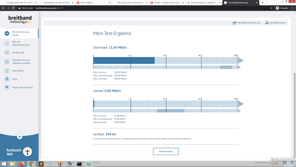 Bundesnetzagentur Speedtest