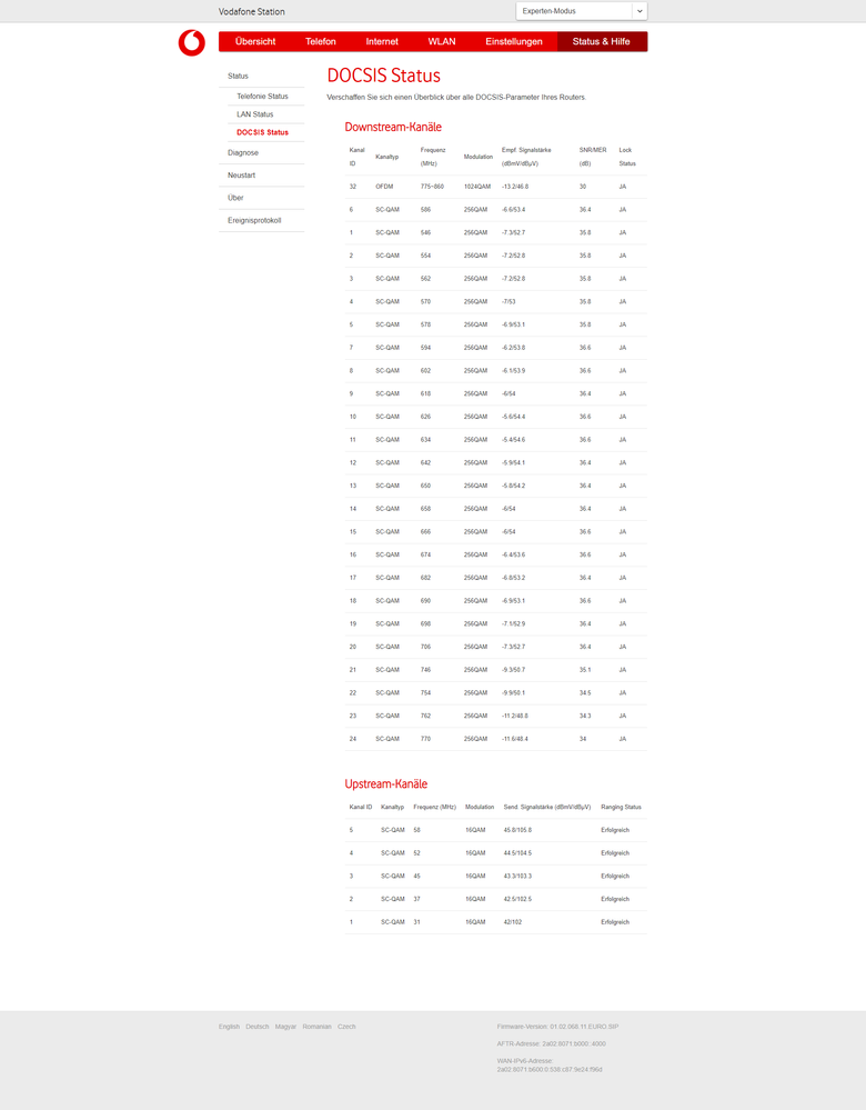 BEI DOCSIS ONLINE