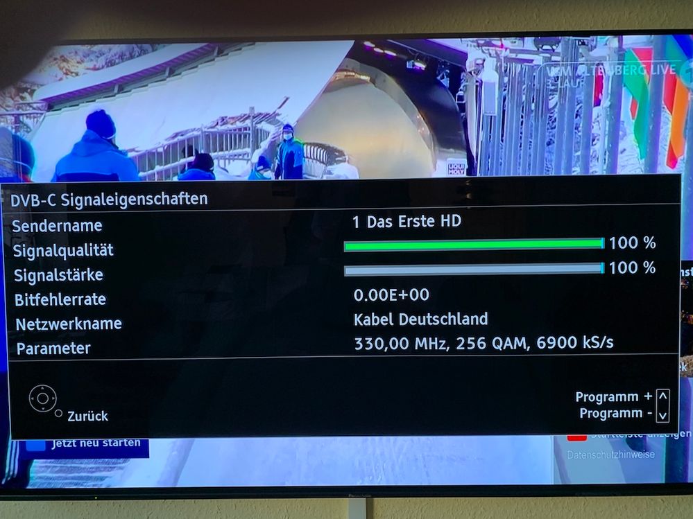 ARD 100% keine Bitfehlerrate