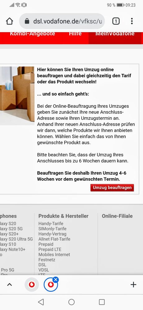 Umzugsservice