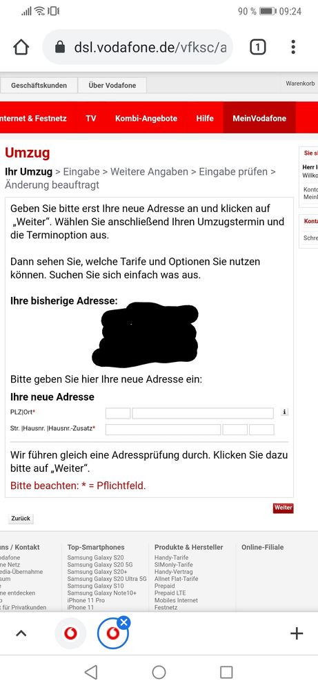 Umzug melden