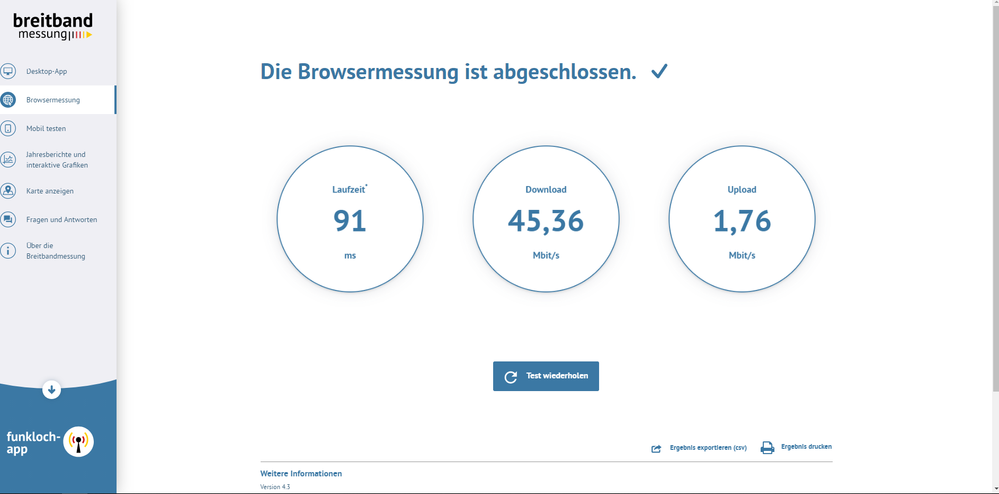 BSI Speedtest